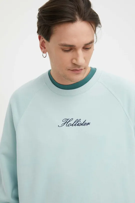 niebieski Hollister Co. bluza