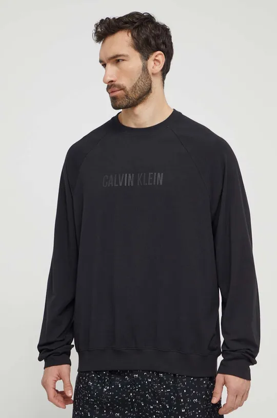 чорний Лонгслів лаунж Calvin Klein Underwear Чоловічий