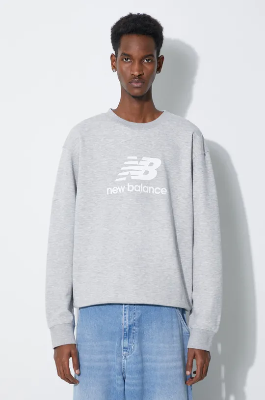 gray New Balance sweatshirt French Terry Crew Men’s
