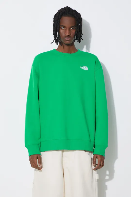 green The North Face sweatshirt M Essential Crew Men’s