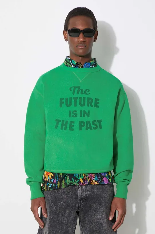 zielony Human Made bluza bawełniana Tsuriami Sweatshirt Męski