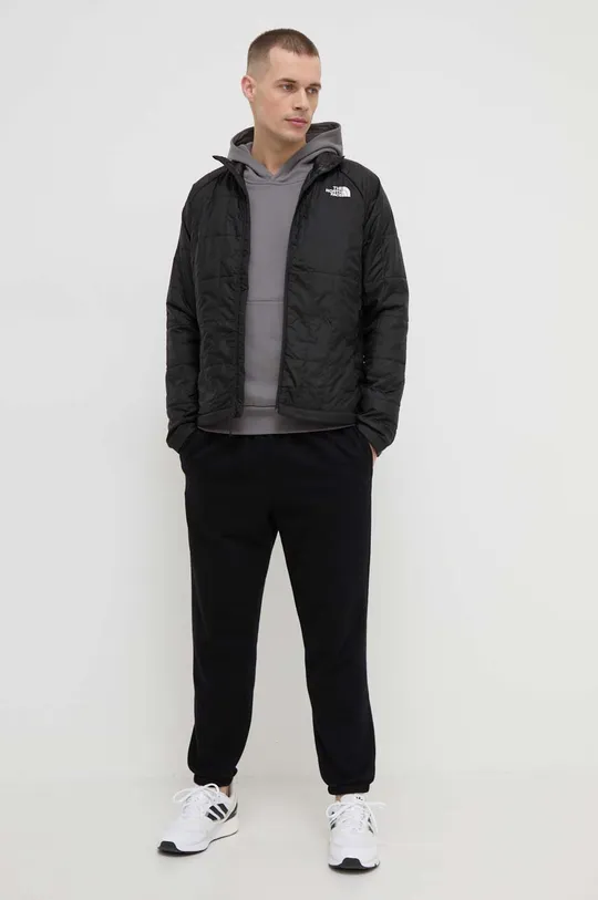 The North Face felpa in cotone grigio