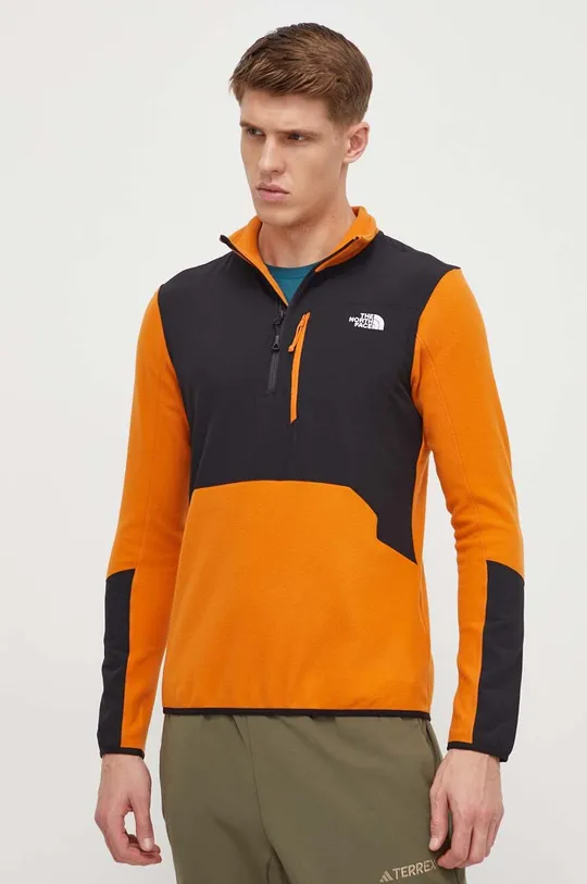 pomarańczowy The North Face bluza sportowa Glacier Pro Męski