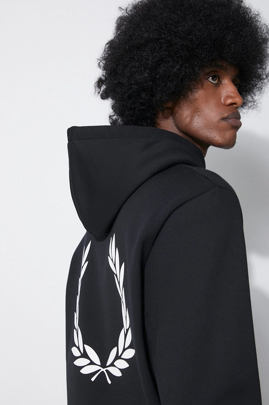 Кофта Fred Perry Double Graphic Hooded Sweat M7716.102 чёрный