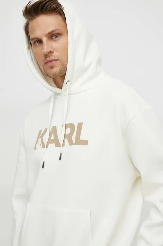 beżowy Karl Lagerfeld bluza