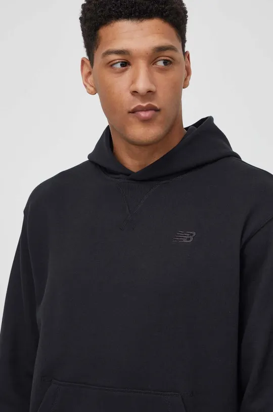 black New Balance cotton sweatshirt