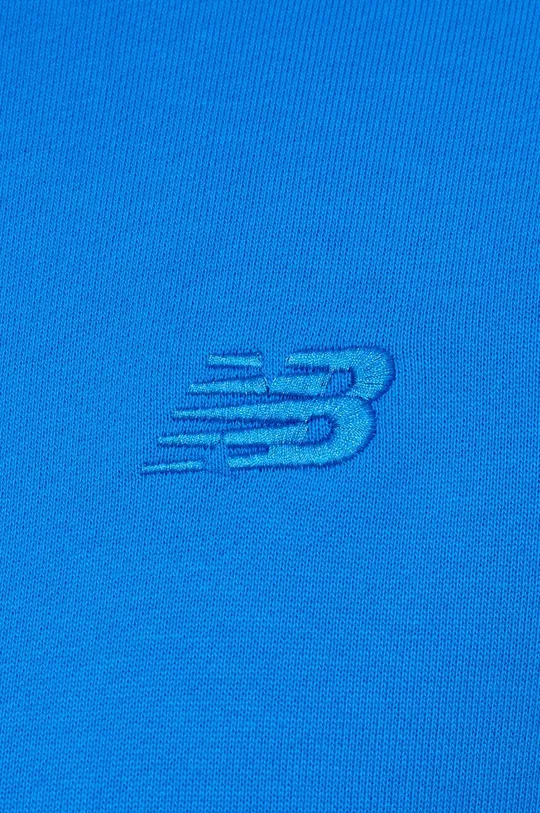 New Balance bluza bawełniana MT41534BUL Męski