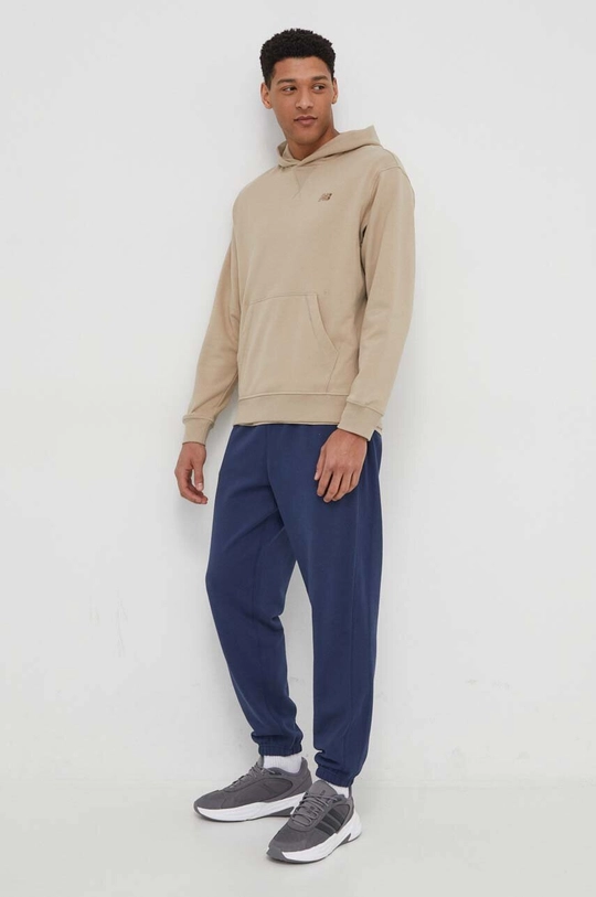 New Balance cotton sweatshirt beige