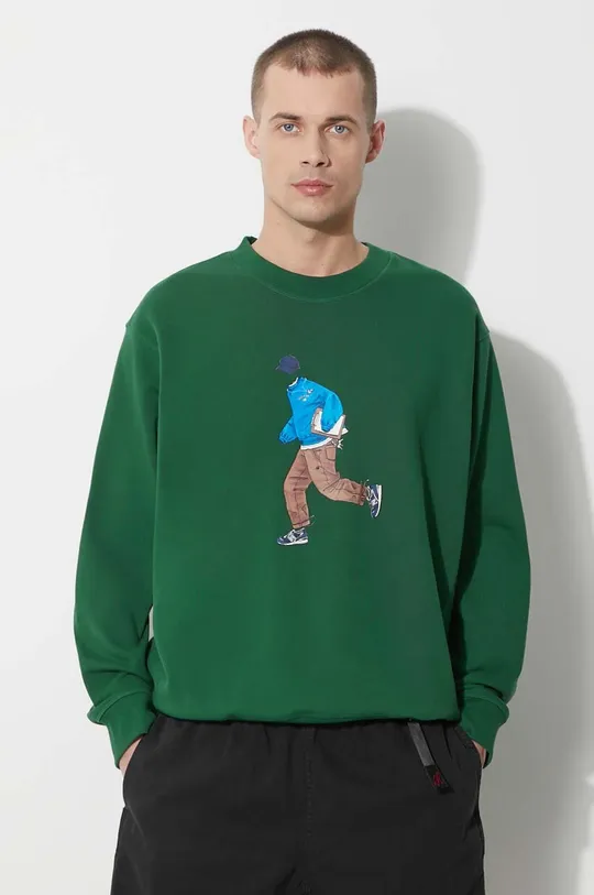 green New Balance cotton sweatshirt Men’s