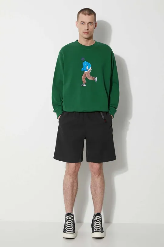 New Balance cotton sweatshirt green