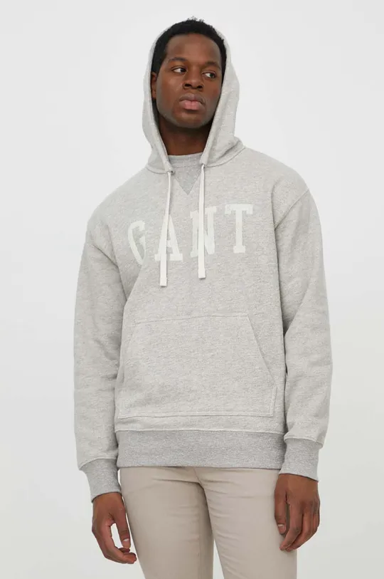 siva Bombažen pulover Gant