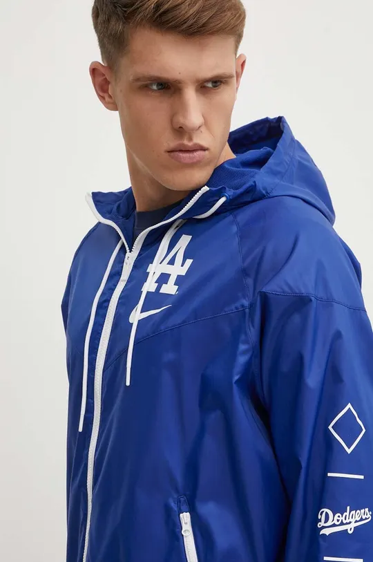 modrá Vetrovka Nike Los Angeles Dodgers