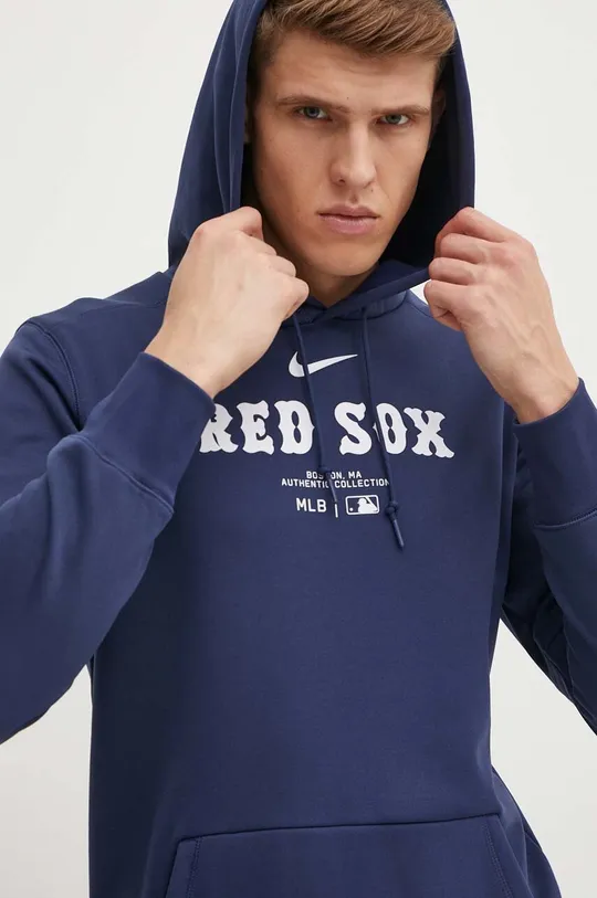 blu navy Nike felpa Boston Red Sox