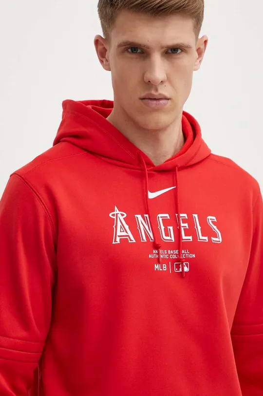 červená Mikina Nike Los Angeles Angels