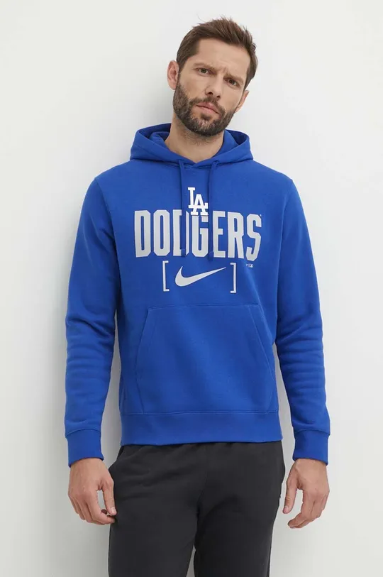 plava Dukserica Nike Los Angeles Dodgers Muški