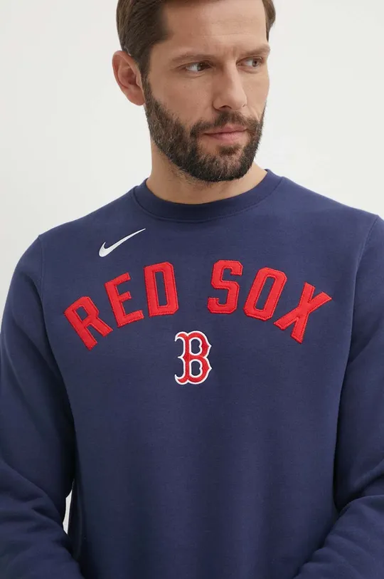 mornarsko modra Pulover Nike Boston Red Sox