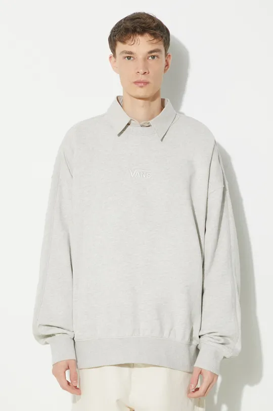 beige Vans cotton sweatshirt Premium Standards Crew Fleece LX Men’s