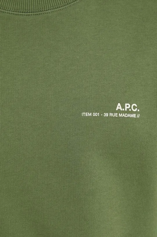 Βαμβακερή μπλούζα A.P.C. sweat item Ανδρικά