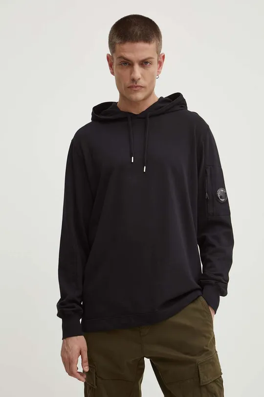 black C.P. Company cotton sweatshirt Light Fleece Men’s