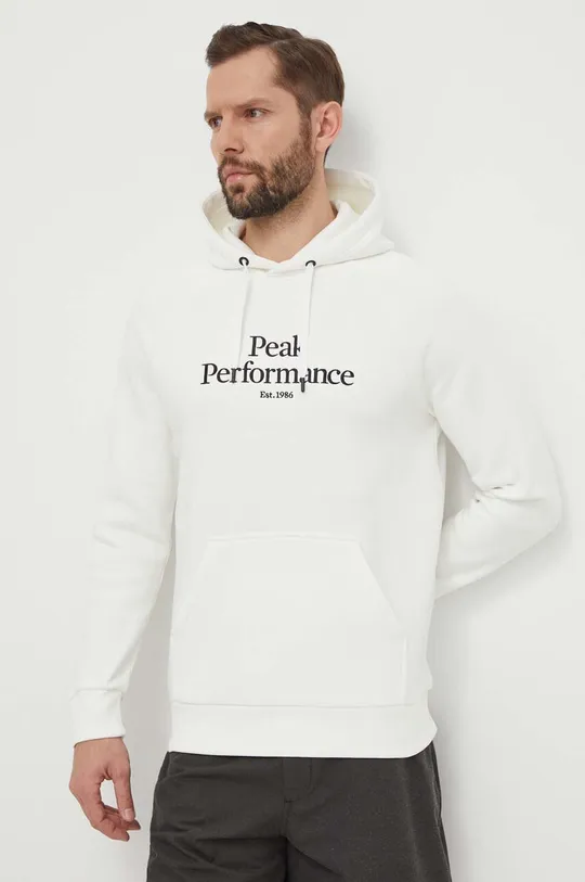 biały Peak Performance bluza Męski
