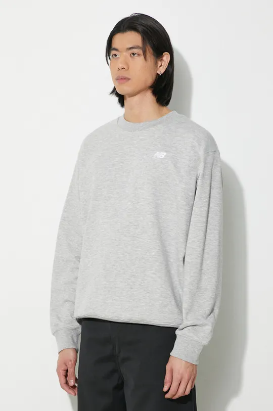 gray New Balance sweatshirt Sport Essentials