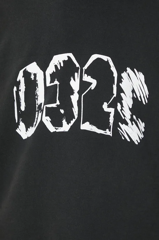 black 032C cotton sweatshirt 'Eternal' Bubble Crewneck