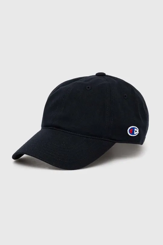 μαύρο Βαμβακερό καπέλο του μπέιζμπολ Champion Ανδρικά