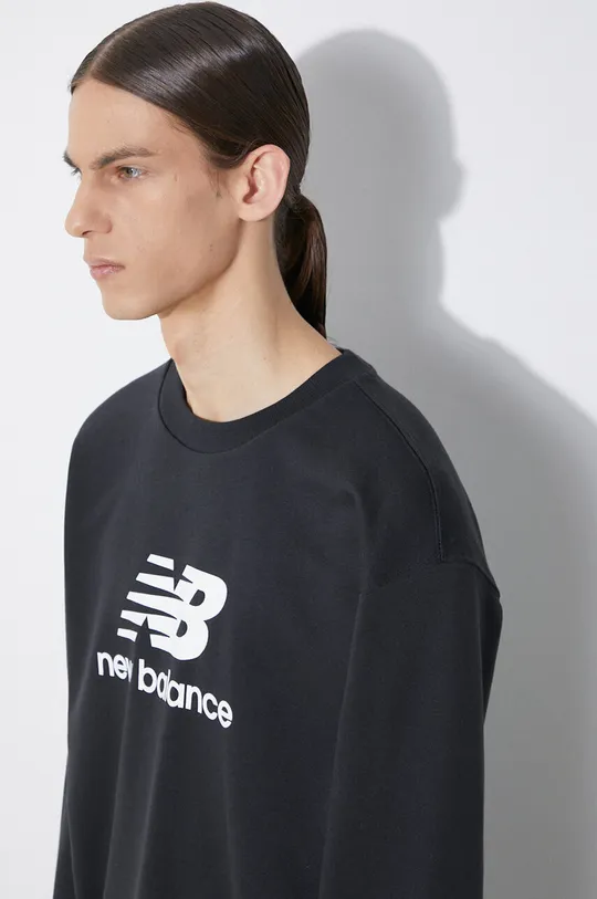 New Balance bluza Stacked Logo French Męski