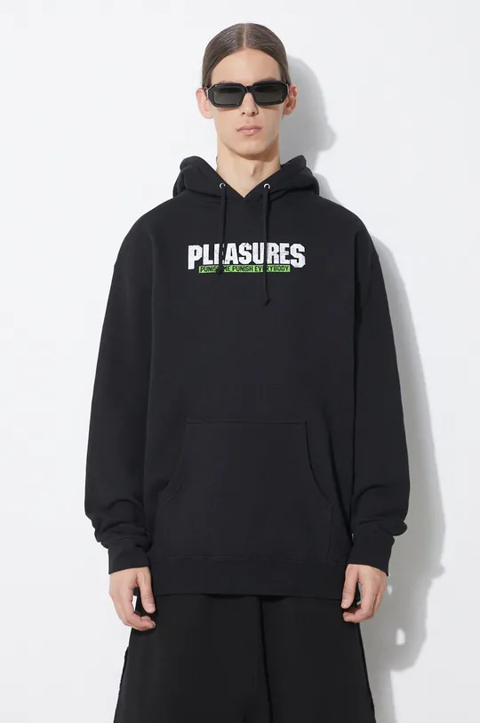 black PLEASURES sweatshirt Punish Hoodie Men’s