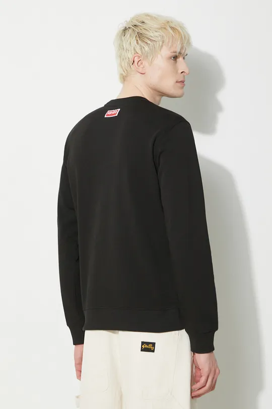 Kenzo cotton sweatshirt Tiger Varsity Slim Sweatshirt Main: 100% Cotton Inserts: 100% Polyester Rib-knit waistband: 98% Cotton, 2% Elastane