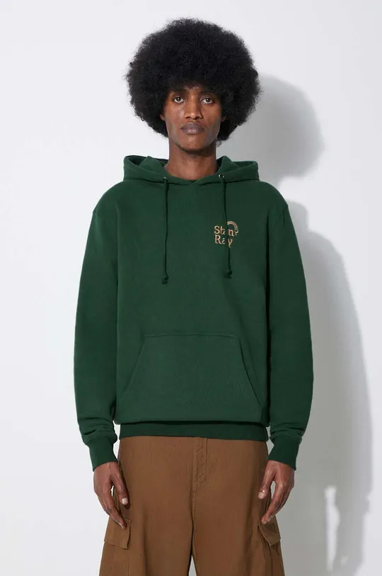 green Stan Ray cotton sweatshirt Ray-Bow Hood Men’s