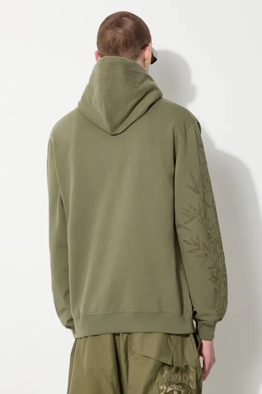 Maharishi cotton sweatshirt Dragon Bamboo Hooded Sweat 100% Organic cotton