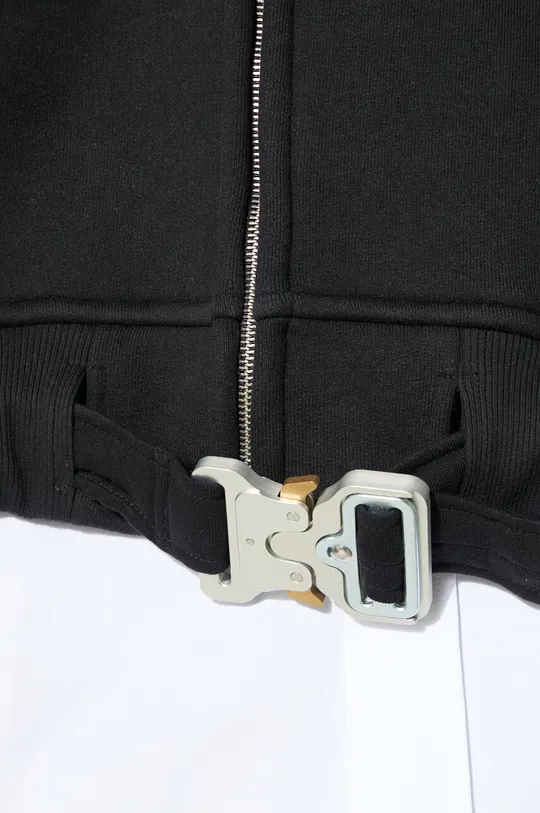 1017 ALYX 9SM cotton sweatshirt Belted Buckle Zip Hoodie