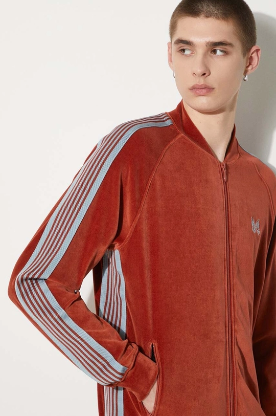 pomarańczowy Needles bluza RC Track Jacket Męski