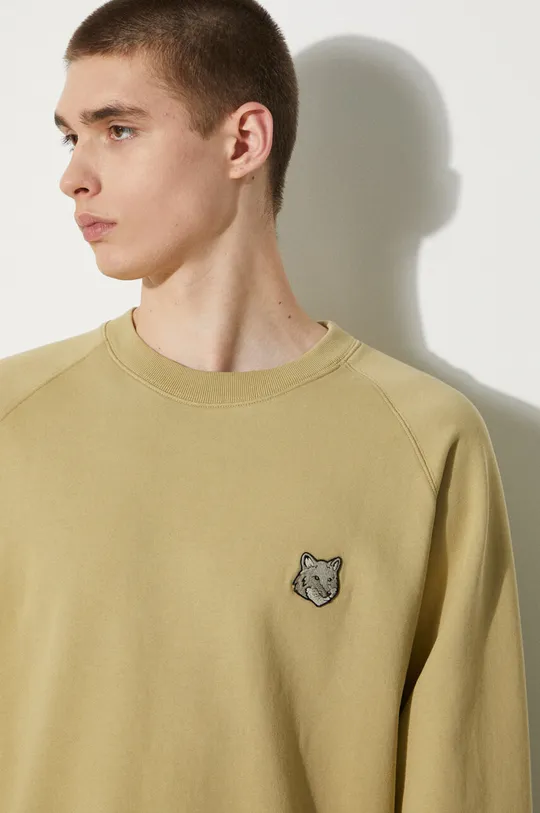 Maison Kitsuné felpa in cotone Bold Fox Head Patch Oversize Sweatshirt Uomo