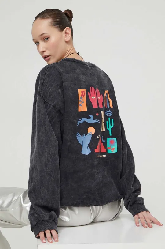Bombažen pulover Kaotiko Unisex