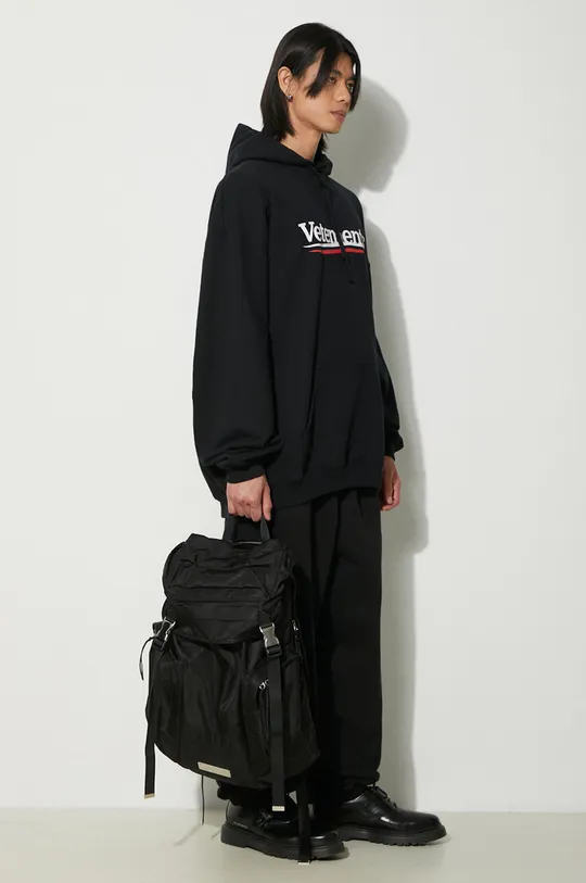 VETEMENTS bluza Campaign Logo Hoodie 80% Bumbac, 20% Poliester