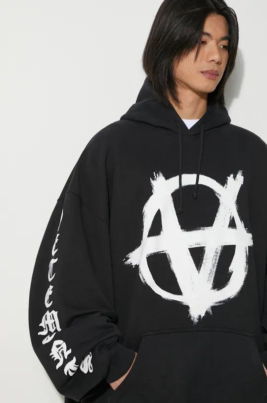 VETEMENTS sweatshirt Double Anarchy Hoodie Unisex