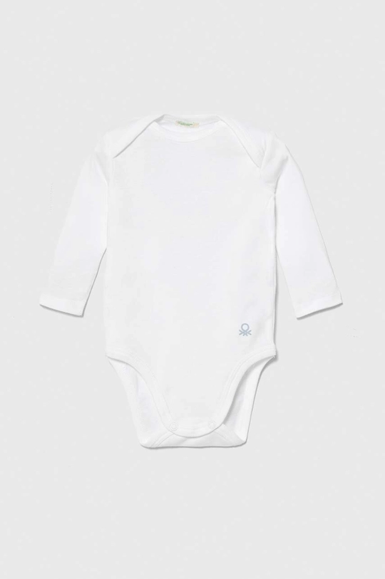 plava Pamučni bodi za bebe United Colors of Benetton 3-pack