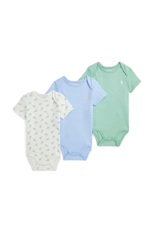 multicolor Polo Ralph Lauren body bawełniane niemowlęce 3-pack Chłopięcy