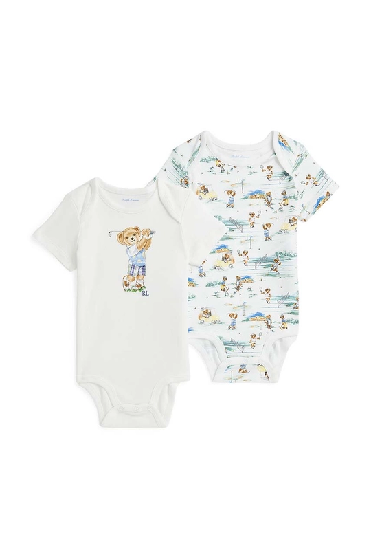 zelena Pamučni bodi za bebe Polo Ralph Lauren 2-pack Za dječake