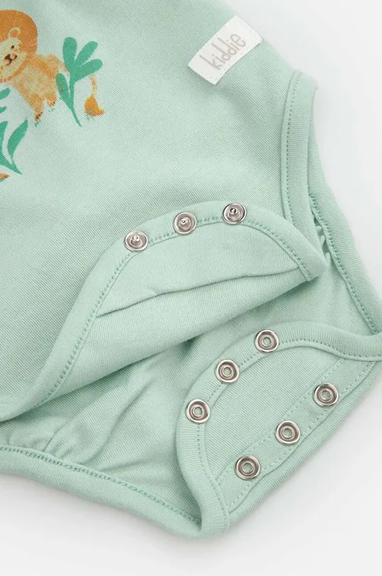 zielony Coccodrillo body bawełniane niemowlęce