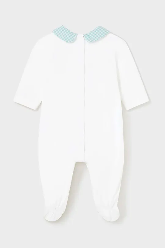 Φόρμες με φουφούλα μωρού Mayoral Newborn λευκό