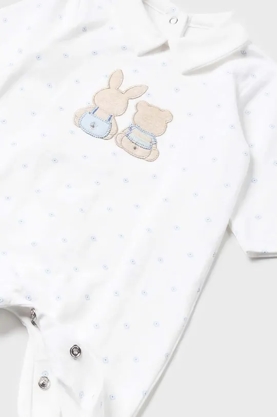 niebieski Mayoral Newborn pajacyk niemowlęcy 2-pack