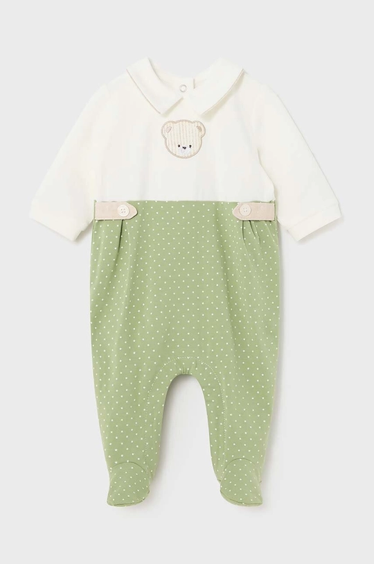 Mayoral Newborn completo pagliacetti pacco da 2 verde