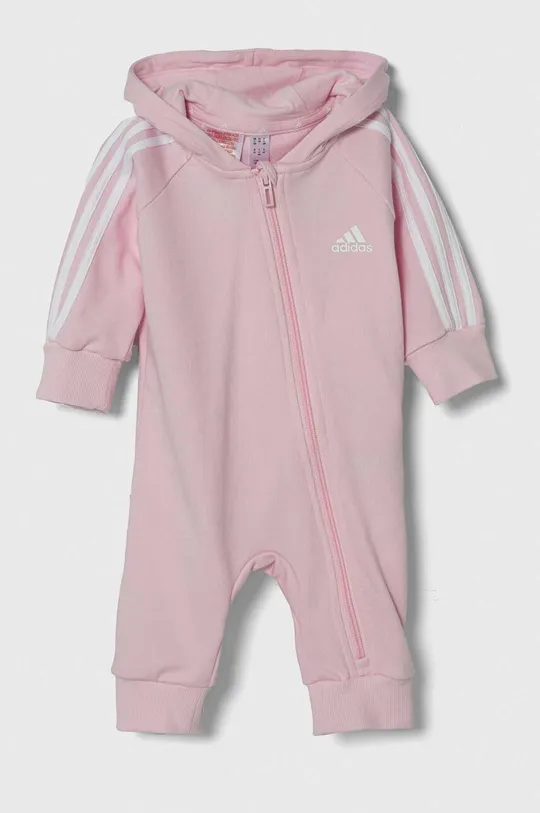 różowy adidas pajacyk niemowlęcy Dziewczęcy