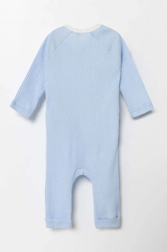 United Colors of Benetton pajacyk niemowlęcy bawełniany niebieski