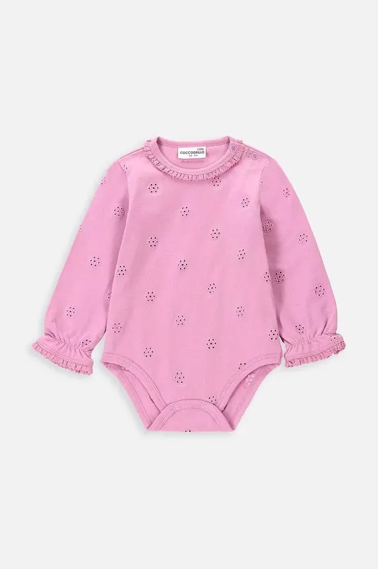 рожевий Боді для немовлят Coccodrillo Для дівчаток