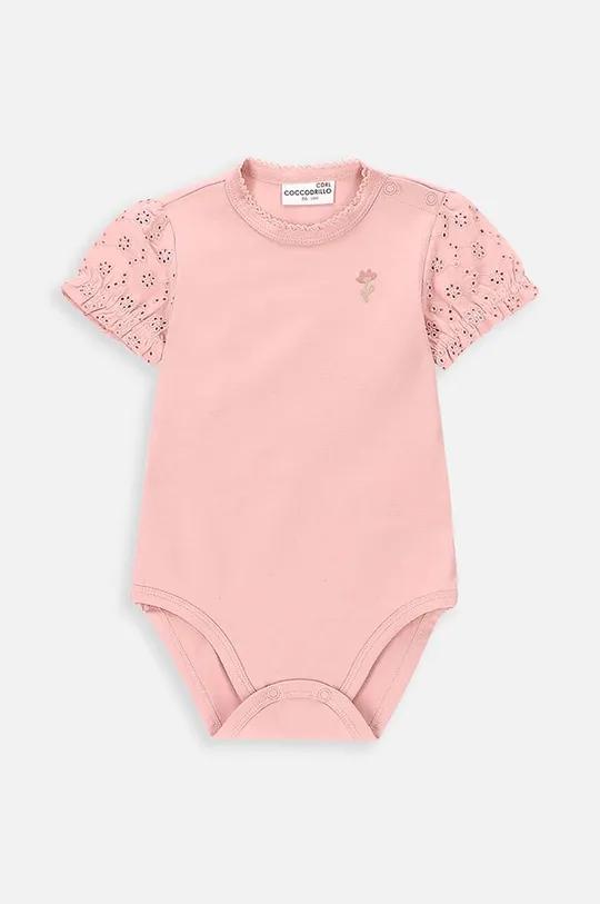 рожевий Боді для немовлят Coccodrillo Для дівчаток