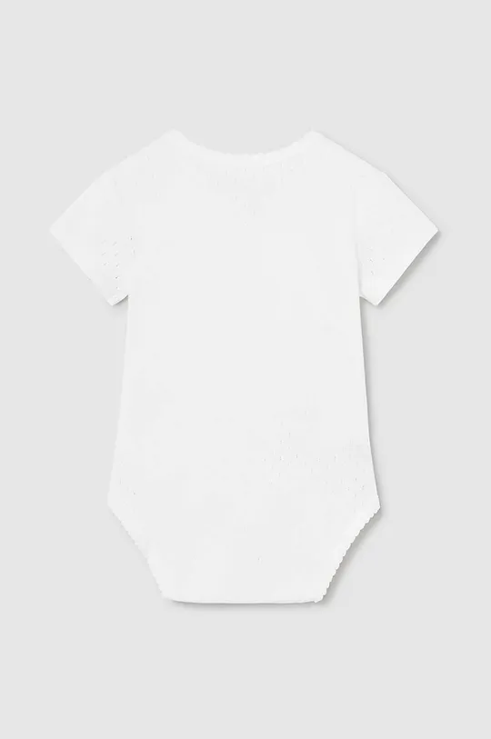 Mayoral Newborn body bawełniane niemowlęce biały